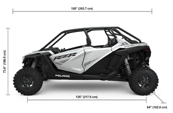 2022 Polaris Industries RZR Pro XP 4 Sport White Lightning